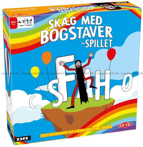 skæft spil|Skæg med bogstaver .